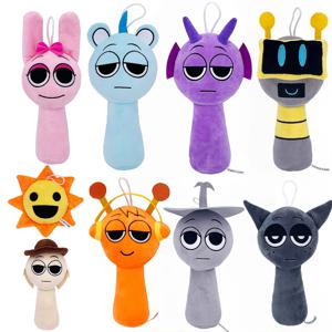 Sprunki Incredibox 봉제 인형 장난감, 가수 오렌 웬다 게임 만화 인형 베개, 어린이 생일 크리스마스 선물