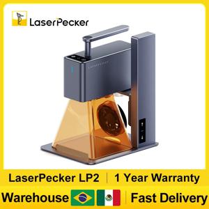 LaserPecker 휴대용 소형 레이저 조각기, 목재 금속 가죽 절단용, 로고 마크 LP2, 450nm