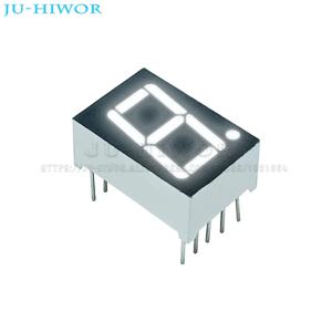 10pcs 0.56 인치 10 핀 5161AW 5161BW 1 비트 자리 7 세그먼트 백색 LED 디지털 디스플레이 Digitron 일반적인 양극 음극 C-C C-A