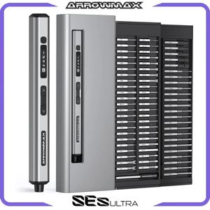 ARROWMAX 70 in 1 미니 전기 스크루 드라이버 정밀 무선 스크루 드라이버 세트 전화 카메라 노트북 시계 수리 SES Ultra