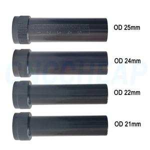 공기 깍지 출력 레이저 기계용 CO2 레이저 렌즈 튜브, 렌즈 직경 20mm FL 50.8 63.5 101mm, 외경 25mm, 24mm, 22mm, 21mm