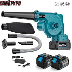 2-in-1 전기 무선 정원 잎 공기 송풍기 컴퓨터 집진기 Makita 18V 배터리 용 먼지 눈 부는 전동 공구