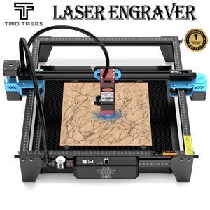 TwoTrees TTS-10 Pro 레이저 조각기 스테인레스 스틸 조각 기계 DIY 목공 절단기 445±5nm 푸른 빛 Cnc 기계