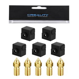 Creality Ender 3 V3 SE 실리콘 양말 및 노즐, Ender 5 S1, Ender 7 3D 프린터용 실리콘 커버 및 고속 M6 노즐