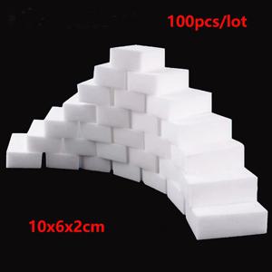 100/50 개/몫 멜라민 스폰지 10X6X2cm 주방 사무실 욕실에 대 한 매직 스폰지 지우개 멜라민 클리너 청소 스폰지