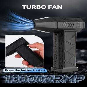130000 RPM 강력한 눈 송풍기 고속 덕트 팬 미니 터보 제트 팬 휴대용 브러시리스 모터 전기 공기 송풍기 자동차 건조기