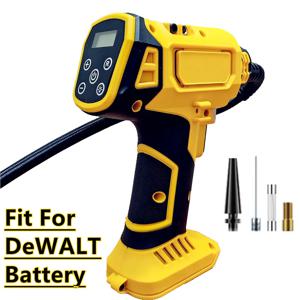 자동차 자전거용 디지털 압력 게이지가 있는 무선 전기 펌프, DeWALT 배터리 공기 압축기, 자동 타이어 팽창기