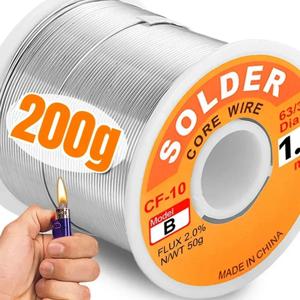 200/50G 저온 쉬운 용융 솔더 와이어 금속 구리 철 주석 합금 용접 와이어 납땜 코어 막대 바 수리 도구
