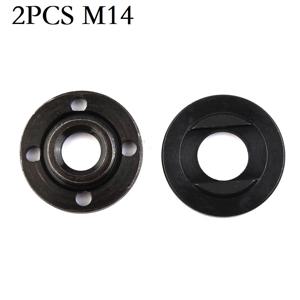 14mm 스핀들 나사 앵글 그라인더 용 2pcs 앵글 그라인더 플랜지 너트 상부 압력 플레이트 M14 하부 압력 플레이트 내부 구멍 16