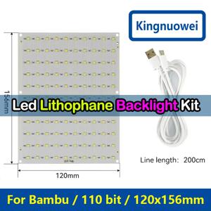 Bambu CMYK LED 백라이트 보드 USB C CMYK 3D 인쇄 백라이트 보드 키트 Bambu lab 용 CMYK LED Lithophane 백라이트 보드