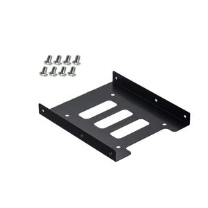 Coolcirc 2.5~3.5인치 금속 SSD/HDD 어댑터 브래킷(PC 케이스 및 모바일용 SATA 포함) - 휴대용 하드 드라이브 장착 키트