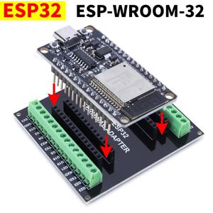 ESP32 개발 보드 무선 와이파이 블루투스 모듈, 초저전력 소비 듀얼 코어, 30 핀 ESP32-WROOM-32S, 32D ESP 32