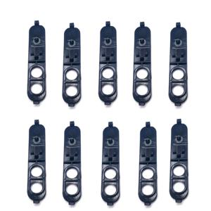 Motorola XIR P3688 DEP450 DP1400 등 라디오 워키 토키 수리 키트 용 10PCS PTT 버튼 잠금 장치 및 PTT 고무 키