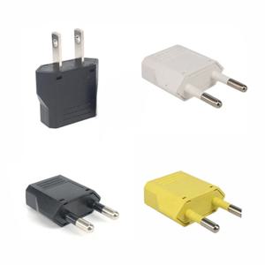 1-100pcs EU 플러그 어댑터 미국 EU 플러그 어댑터 CN EU 여행 어댑터 전기 KR 유로 플러그 변환기 전원 소켓 AC 콘센트