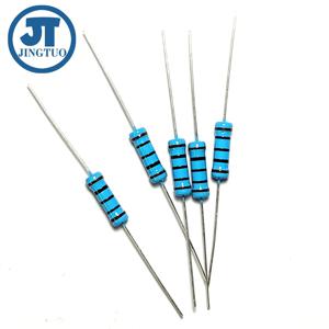 20pcs 2와트 금속 필름 저항기 2W 1.2R 15E 18 200 22 24 27 300 33 36 39 43 47 51 56 62 68 75 82 910K 1R-1M 옴