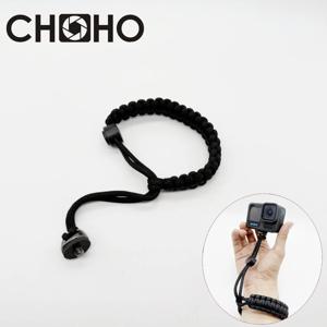 Gopro 액세서리 손목 스트랩 분실 방지 직조 + GO PRO Hero 용 1/4 나사 핸드 13 12 11 10 DJI OSMO Action 5 4 Insta360 X4