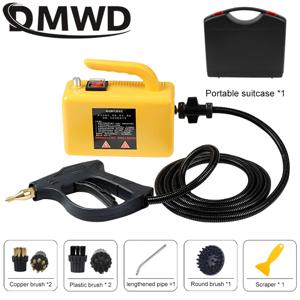 고온 고압 모바일 청소 기계 스팀 청소기, 자동 펌핑 살균 소독기, 110V, 2600W, 1.8m