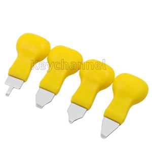 4pcs 자동차 키 쉘 제거 도구 열기 원격 쉘 도구 자동차 원격 케이스 수리 도구 키트 KEYDIY VVDI JMD KD 용 자물쇠 도구