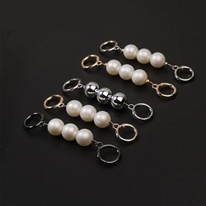 매력 가방 액세서리 지갑 DIY 핸드백 Extender 가방 스트랩 크로스 바디 매달려 체인 진주 가방 체인