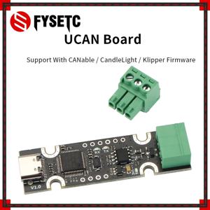 Canable/CandleLight/Klipper 펌웨어 3D 프린터 부품을 사용하여 STM32F072 지원을 기반으로 하는 FYSETC UCAN 보드 USB-CAN 어댑터