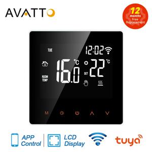 AVATTO Tuya WiFi 스마트 온도 조절기, Google 홈용 전기 바닥 난방 물/가스 보일러 온도 리모콘, Alexa