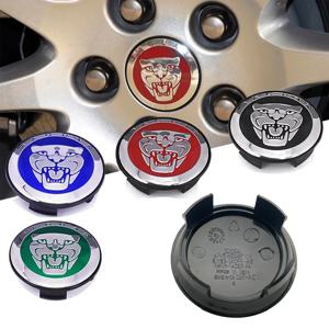 재규어 XF XJ-S XJ-6 X-타입 XE S-타입 F-PACE F-타입 XK8 XK XKR XFR 액세서리 용 4Pcs 58mm 자동차 휠 센터 허브 캡 커버