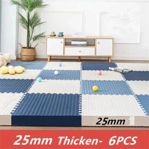 체육관 및 Playmats Babis 용 체육관 6PCS 아기 Playmat 용 활동 매트 바닥 매트 바닥 소음 아기 놀이 매트 러그 놀이 매트 스포츠 매트