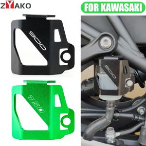 2024 가와사키 Z900 RS SE Z750 Z800 Z400 Z 500 닌자 400 오토바이 CNC 리어 브레이크 액 리저버 커버 가드 오일 컵 가드