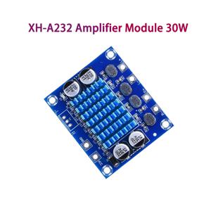 디지털 스테레오 오디오 파워 앰프 보드, 듀얼 채널 리밍 보드, TPA3110 XH-A232, 30W + 30W, 2.0 채널, DC 8-26V, 3A, 12V, 24V