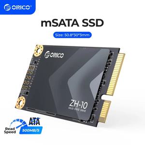 ORICO ZH10 mSATA SSD SATA III 6Gbps 3D NAND 내장 솔리드 스테이트 드라이브 128GB 256GB 512GB 1TB 노트북 용 Ultrabooks Desktop-ZH10
