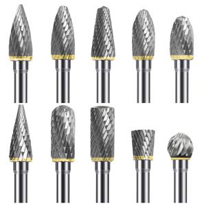 카바이드 버 세트 10PCS 1/8 