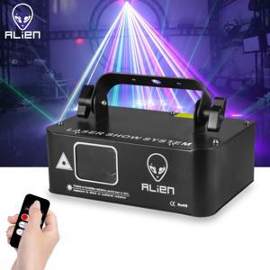 외계인 500mw RGB 레이저 빔 라인 스캐너 프로젝터, DJ 디스코 무대 조명 효과, 댄스 파티, 결혼식, 휴일, 바 클럽, DMX 조명