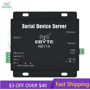 UART-이더넷 직렬 서버 RS485 RS422 RS232 RJ45 MQTT HTTP TCP RTU UDP PLC Cojxu NB114 장거리 Modbus 게이트웨이 모뎀