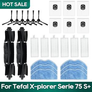 Tefal Rowenta X-plorer Serie 75S RR8577WH, 75S + RG8597W / RR8587WH 액세서리 브러시 Hepa 필터 걸레 먼지 봉투 닦기