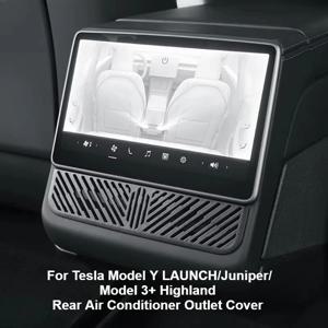 Tesla Model Y LAUNCH/Juniper/Model 3+ 하이랜드 후면 에어컨 배출구 커버 후면 배기 그릴 더스트 쉘 액세서리
