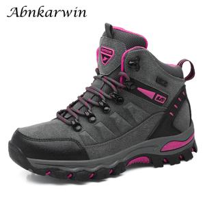 겨울 여성 발목 야외 트레킹 부츠 하이킹 신발 여성 등산 트레킹 스니커즈 Wandelschoenen Botas Mujer