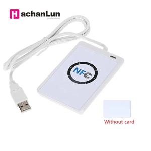 ACR122U RFID 액세스 카드 리더 복사기 13.56MHZ NFC 지원 ISO / IEC18092 스마트 칩 카드 크랙 작가