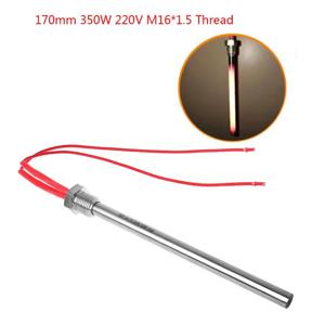 350W 220V 점화 점화기 핫로드 우드 펠렛 스토브, 10*140/150/170mm M16 * 1.5 스레드 벽난로 그릴