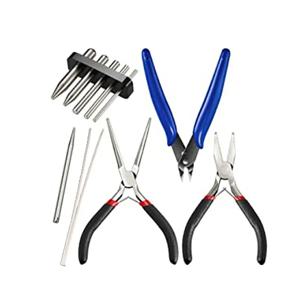 3D 금속 퍼즐 수동 만들기 도구 키트 바늘 코 펜치 스타일링 펜치 가위 금속 조립 모델 도구 족집게 집게