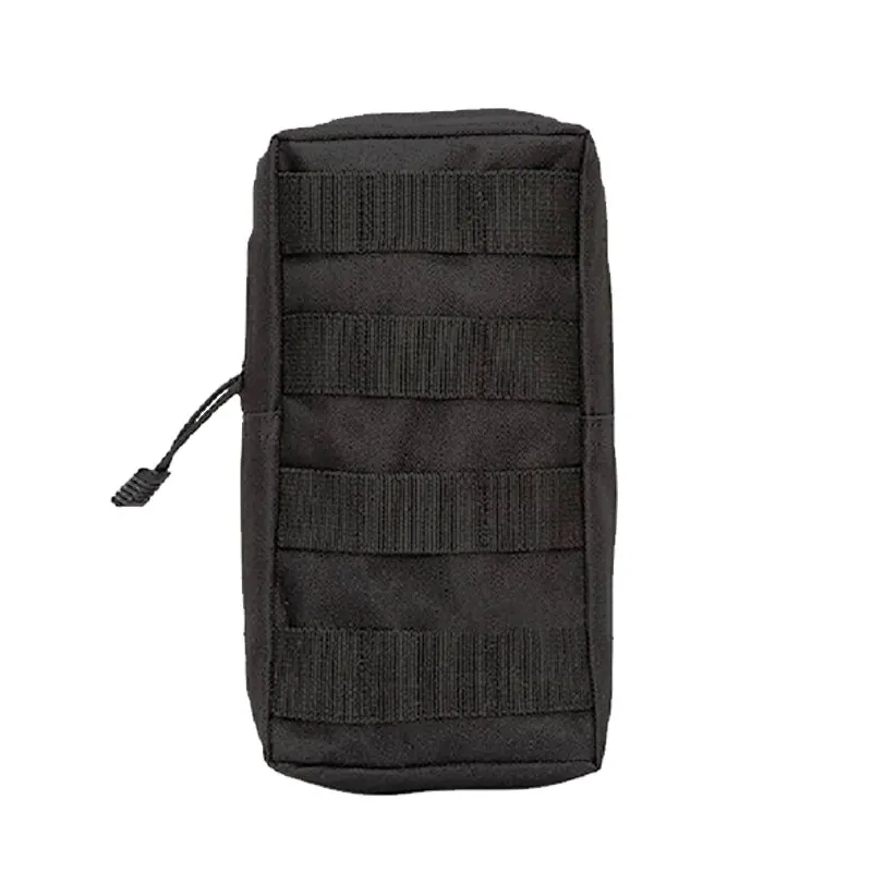 야외 전술 Molle 허리 가방, 사냥 배낭 전술 조끼 부착용, 1000D 옥스포드 블랙 스토리지 패니 팩