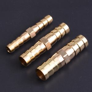 황동 스트레이트 호스 파이프 피팅 동등한 바브 3mm 4mm 5mm 6mm 8mm 10mm 16mm 19mm 25mm 가스 구리 가시 커플러 커넥터 어댑터