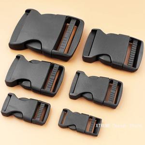 15~51mm 플라스틱 하드웨어 듀얼 조정 가능한 측면 릴리스 버클 야외 배낭 벨트 가방 부품 스트랩 웨빙