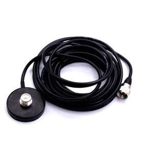 55mm 미니 마그네틱 마운트 안테나 베이스 5M 16.4ft PL-259 RG58 HF VHF UHF 모바일 안테나 용 동축 케이블 자동차 햄 라디오 스캐너