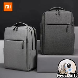 새로운 Xiaomi 미니멀리스트 도시 배낭 2 남자와 여자의 15.6 인치 노트북 USB 여행 배낭 20L 노트북 배낭 방수