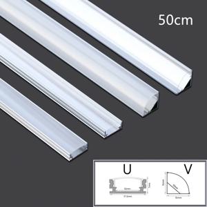 LED 스트립 라이트 바, 캐비닛 램프, 주방 옷장, 알루미늄 코너, 로트당 1-30Pcs용 알루미늄 프로파일 채널 홀더