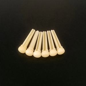 Miwayer 기타 뼈 브리지 핀 6pcs 6 & 12 현 어쿠스틱 기타 고정 현 손톱 용 실제 뼈 표백되지 않은 현 손톱