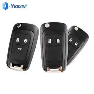 YIQIXIN 접이식 2/3 버튼 Astra J Zafira B C Insignia Mokka Adam Cascade Karl Corsa Meriva 용 Opel/Vauxhall 용 자동차 키 커버