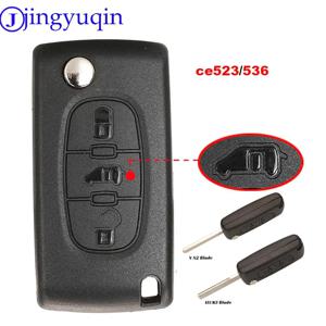 Jingyuqin CE0523/CE0536 Citroen Berlingo Dispatch (Van) 원격 키용 푸조 파트너 전문가 용 Fiat Scudo 용 원격 자동차 키