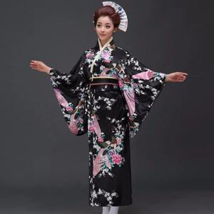 패션 국가 동향 여성 섹시한 기모노 유카타 오비 참신 이브닝 드레스 일본 코스프레 의상 꽃 한 사이즈
