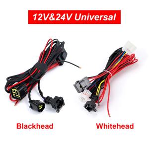 12V 24V 공기 디젤 히터 배선 하네스 케이블 어댑터 Webasto Eberspacher 디젤 에어 주차 히터 용 원형 삼각형